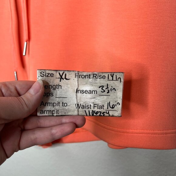 Spanx Womens Airessentials Orange Drawstring Comfort Shorts XL 50683r - Picture 10 of 10